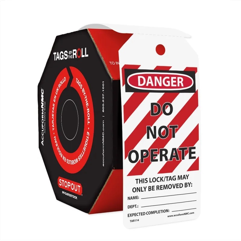 DO NOT OPERATE TAGS 100/RL - Flammable Storage Cabinets